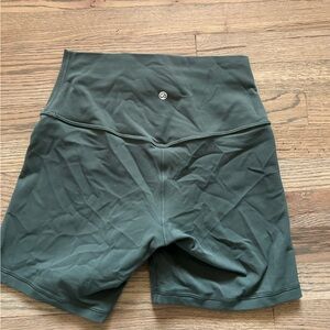 CRZ YOGA Green Athletic Shorts
